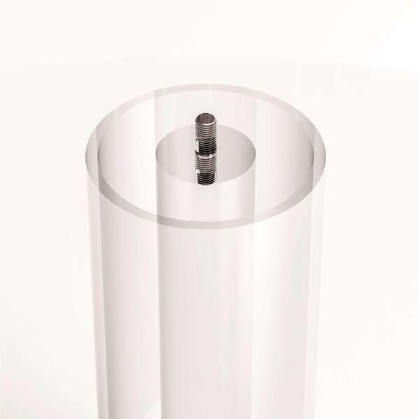 Alzata Per Torte 4 Piani plexiglas da 5 mm di spessore, MODULABILE Dimensioni dischi Cm 20-26-32-40 distanza fr� i dischi h 16,5 cm