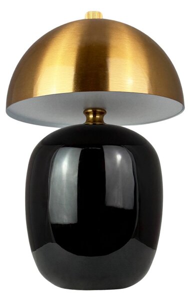 Lampade da tavolo Dyberg Larsen, Manhatten, dimmerabile, Nero, Soggiorno, Ceramica, Scandinavo
