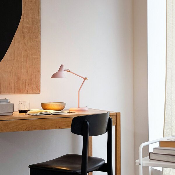 Lampade da tavolo Dyberg Larsen, Vela, Rosa / Rosé, Soggiorno, Metallo, Scandinavo