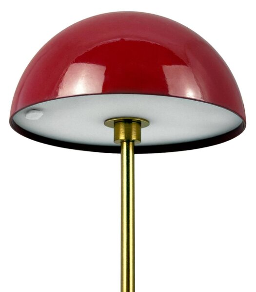 Lampade da tavolo Dyberg Larsen, Along, dimmerabile, Rosso, Soggiorno, Metallo, Scandinavo