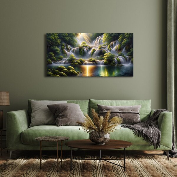 Quadro su tela – Cascate scintillanti