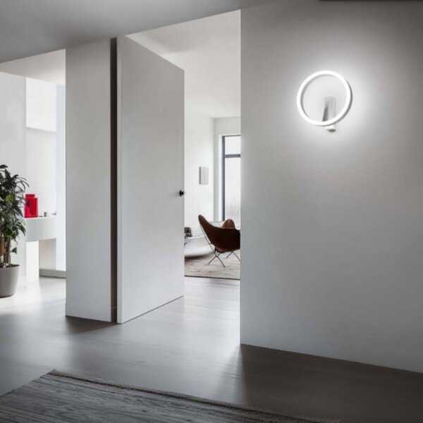 Applique moderno gea luce criseide a fcrab1 led alluminio dimmerabile - Gea Luce