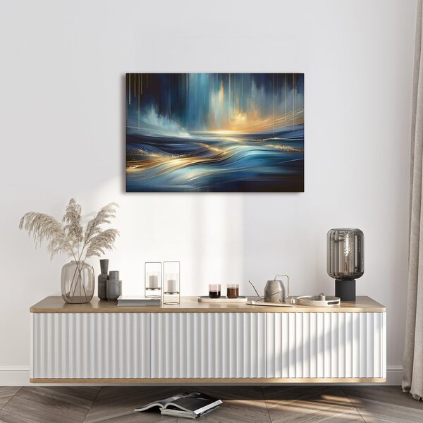 Quadro su tela – Bagliore sopra le onde