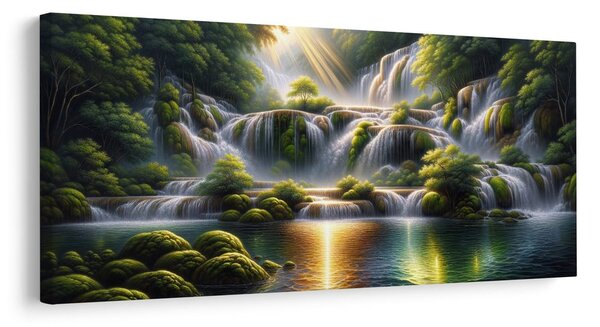 Quadro su tela – Cascate scintillanti