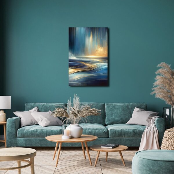 Quadro su tela – Raggi di sole sulla superficie dell’acqua