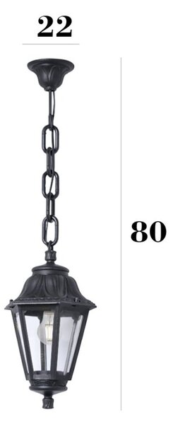 Sospensione classica top light asti so ne e27 led resina - Top Light