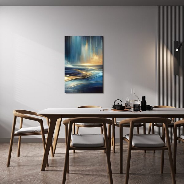 Quadro su tela – Raggi di sole sulla superficie dell’acqua