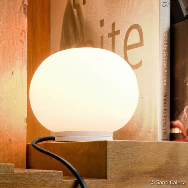 Lampade da tavolo FLOS, GLO-BALL, dimmerabile, Bianco, Soggiorno, Vetro, Design