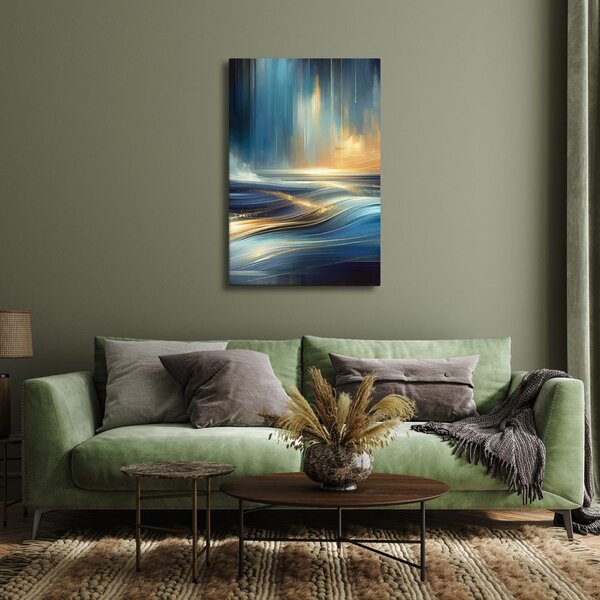 Quadro su tela – Raggi di sole sulla superficie dell’acqua