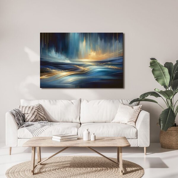 Quadro su tela – Bagliore sopra le onde