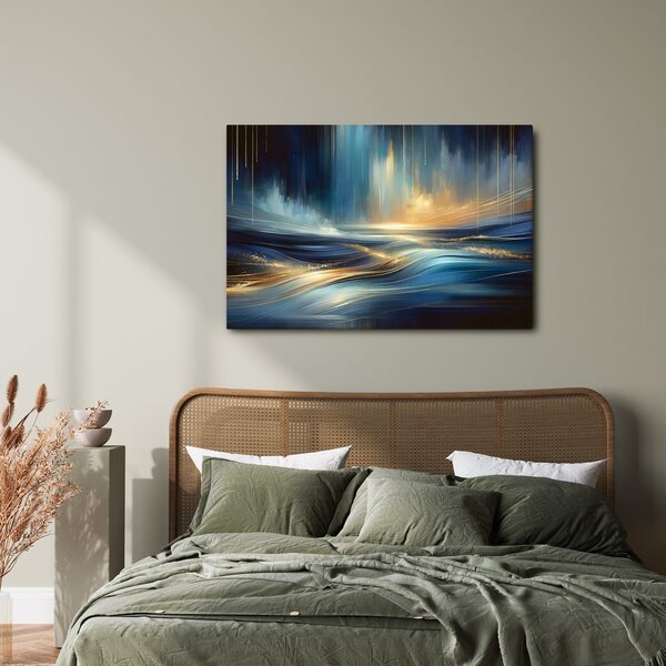 Quadro su tela – Bagliore sopra le onde