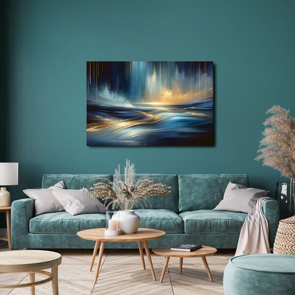 Quadro su tela – Bagliore sopra le onde
