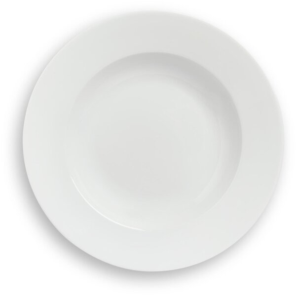 Piatti Frutta set pezzi, 6 posti tavola in porcellana bianco ottico RIMINI 21cm lavabile in lavastoviglie Bianco Freddo