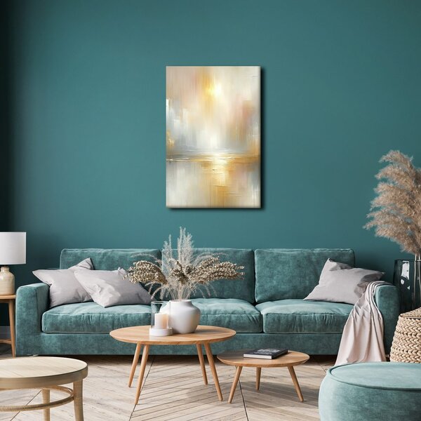 Quadro su tela – Astratto dorato delicato di paesaggio