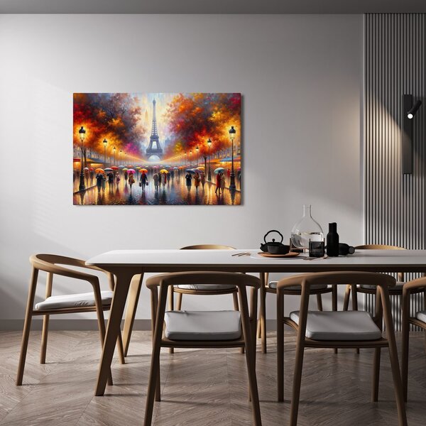 Quadro su tela – Parigi autunnale con Torre Eiffel