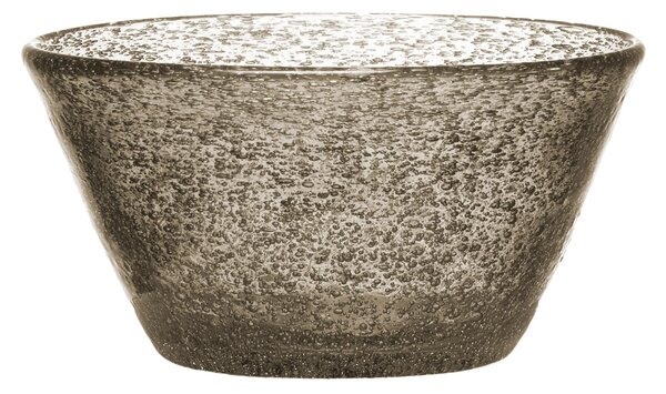 Coppette macedonia in vetro soffiato 6 Pezzi Dimensioni � 12x h 5,5 cm lavabile in lavastoviglie, adatta al microonde colore Grigio