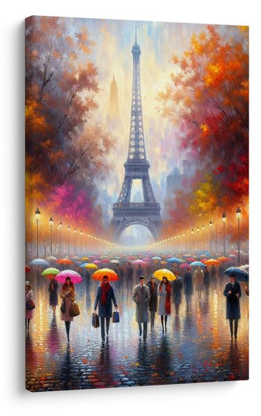 Quadro su tela – Parigi nei colori dell’autunno