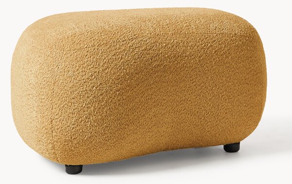 Pouf in teddy-bouclé Alba