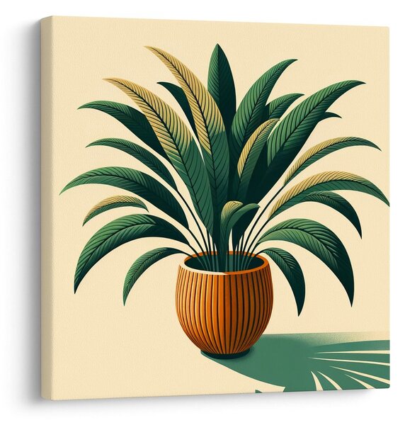 Quadro su tela – Pianta da interno elegante