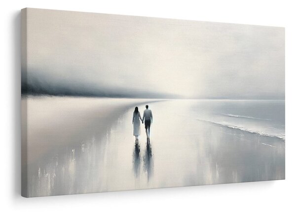 Quadro su tela – Passeggiata sul mare