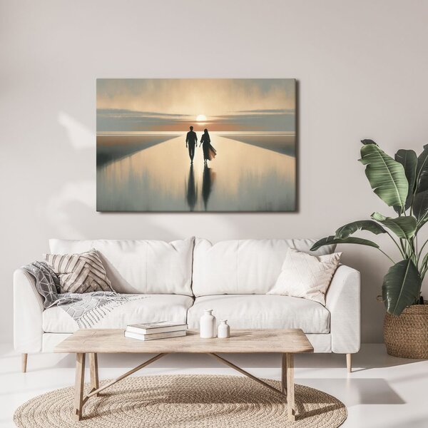Quadro su tela – Innamorati al crepuscolo