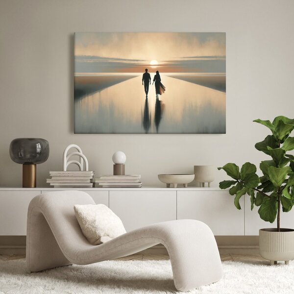 Quadro su tela – Innamorati al crepuscolo