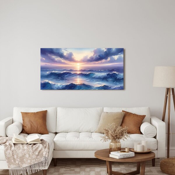 Quadro su tela – Orizzonte marino scintillante