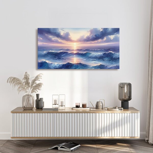 Quadro su tela – Orizzonte marino scintillante