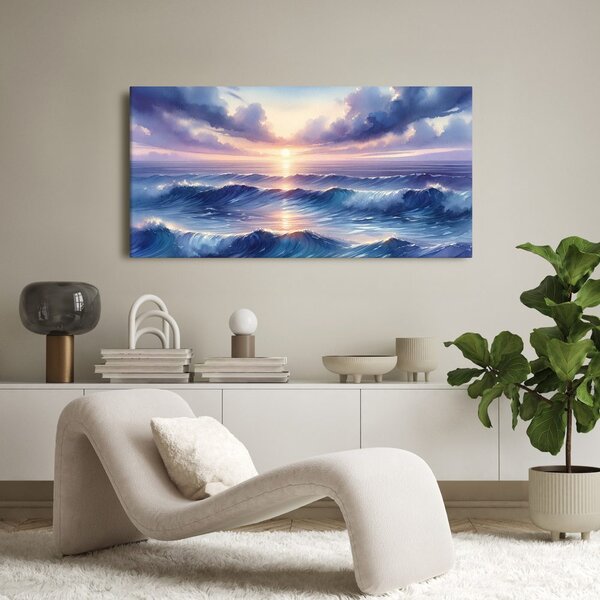 Quadro su tela – Orizzonte marino scintillante