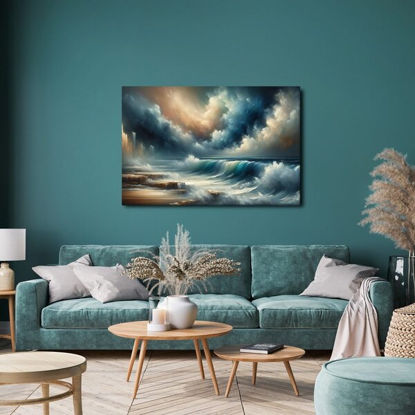 Quadro su tela – Tempesta sull’oceano