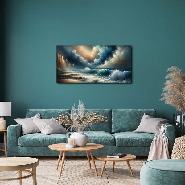 Quadro su tela – Orizzonti marini drammatici