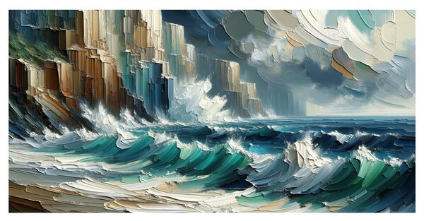 Quadro su tela – Onde selvagge