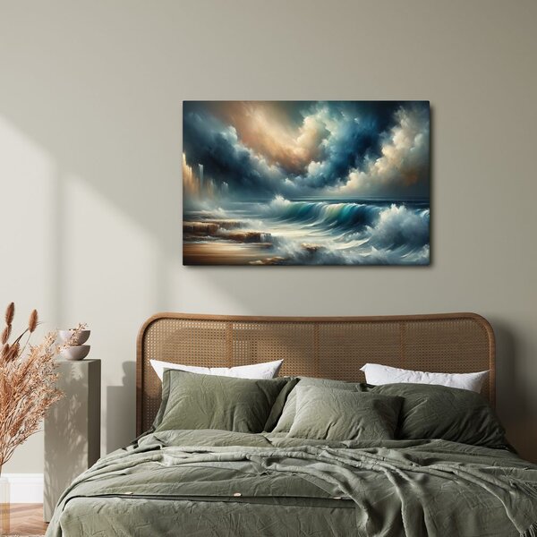 Quadro su tela – Tempesta sull’oceano