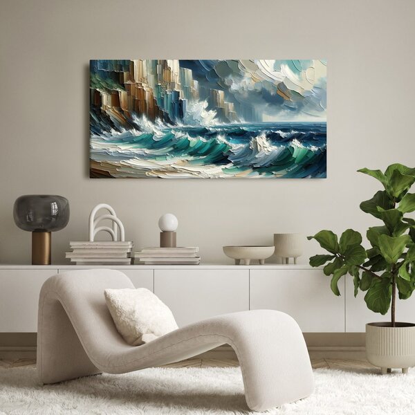 Quadro su tela – Onde selvagge