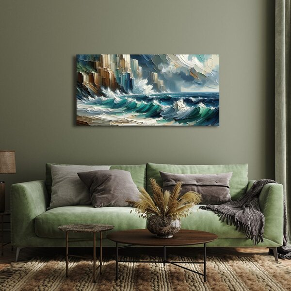 Quadro su tela – Onde selvagge