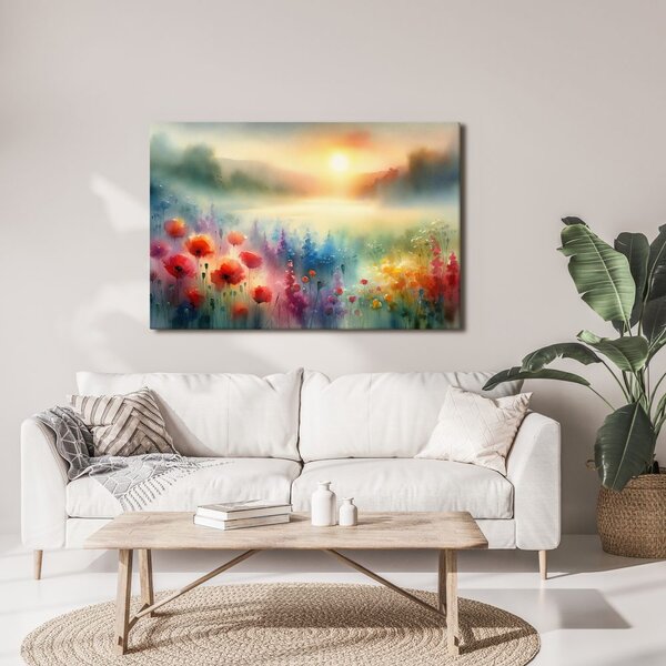Quadro su tela – Prato all’alba
