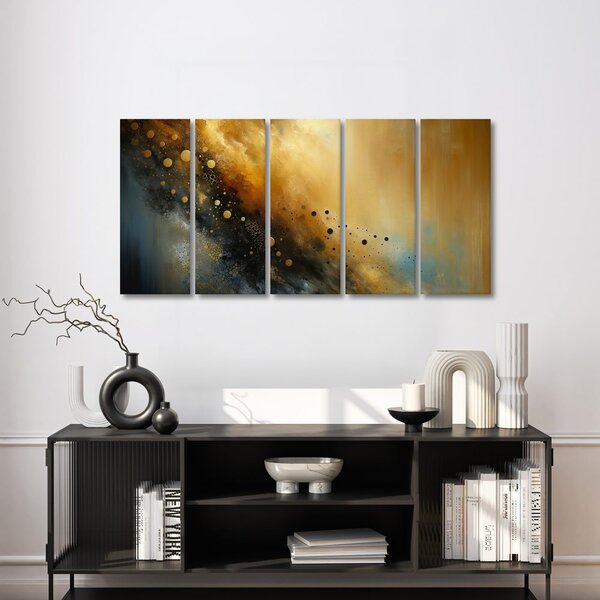 Quadro su tela – Esplosione dorata dell’universo