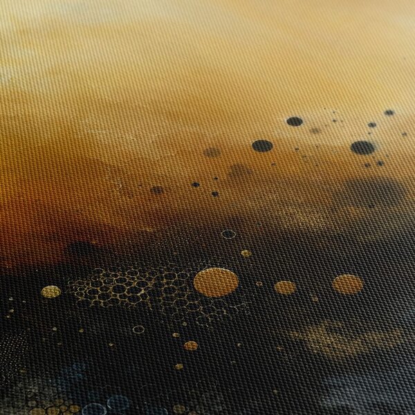 Quadro su tela – Infinito oro stellare