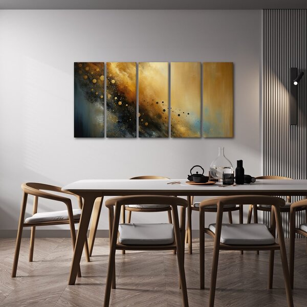 Quadro su tela – Esplosione dorata dell’universo