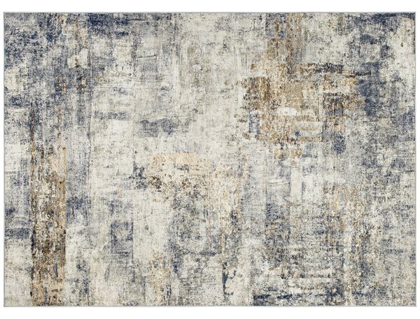 HOMCOM Tappeto per soggiorno, Poliestere, design artistico moderno, lavabile, Grigio | Aosom Italy