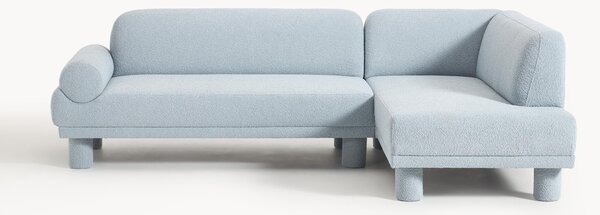 Divano angolare in bouclé Lilo