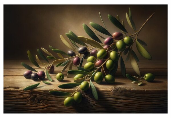 Quadro su tela – Olive mediterranee