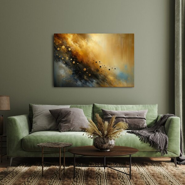 Quadro su tela – Infinito oro stellare