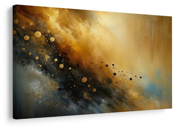 Quadro su tela – Infinito oro stellare