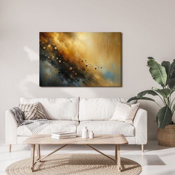 Quadro su tela – Infinito oro stellare
