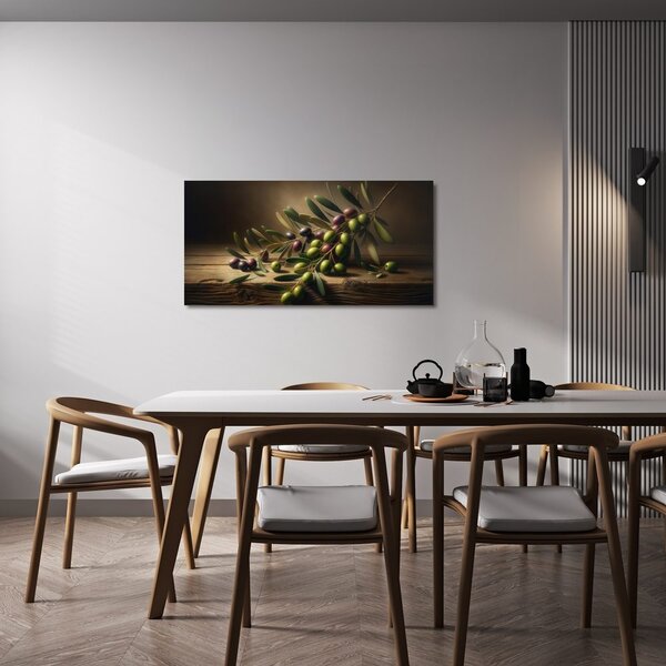 Quadro su tela – Olive sul legno