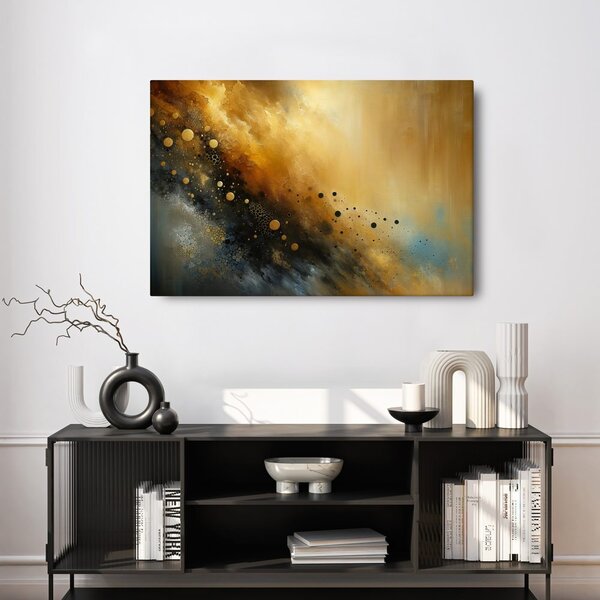 Quadro su tela – Infinito oro stellare