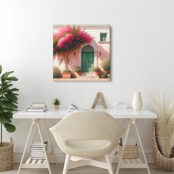 Quadro su tela – Arco floreale