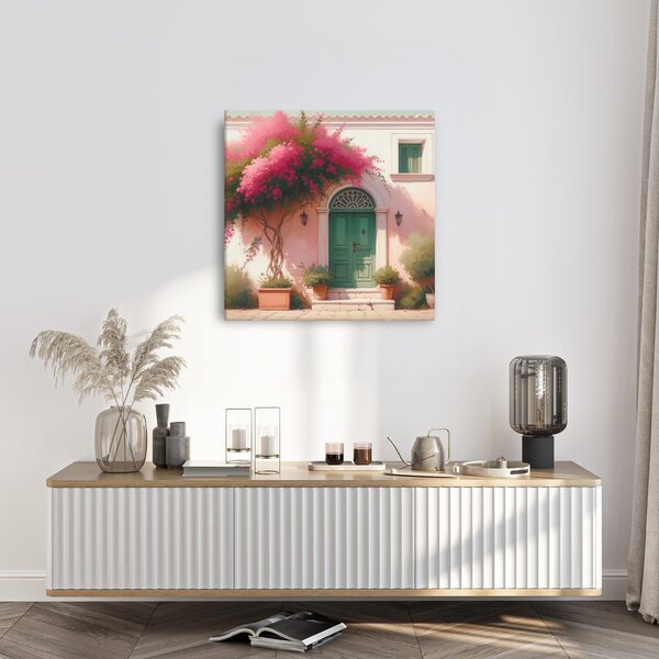Quadro su tela – Arco floreale