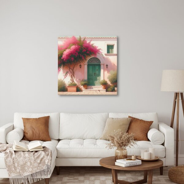Quadro su tela – Arco floreale